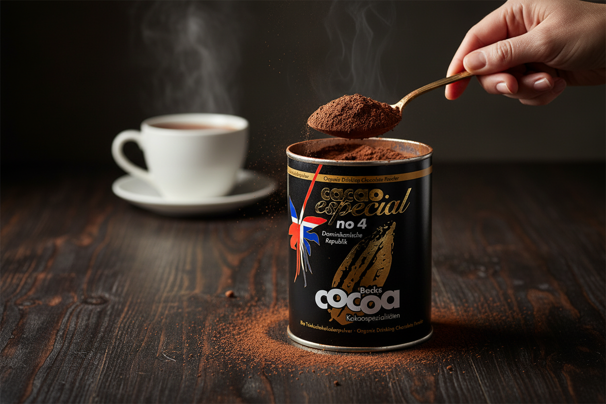 BIO Trinkschokoladenpulver Especial NO 4 Becks COCOA 250g Dose