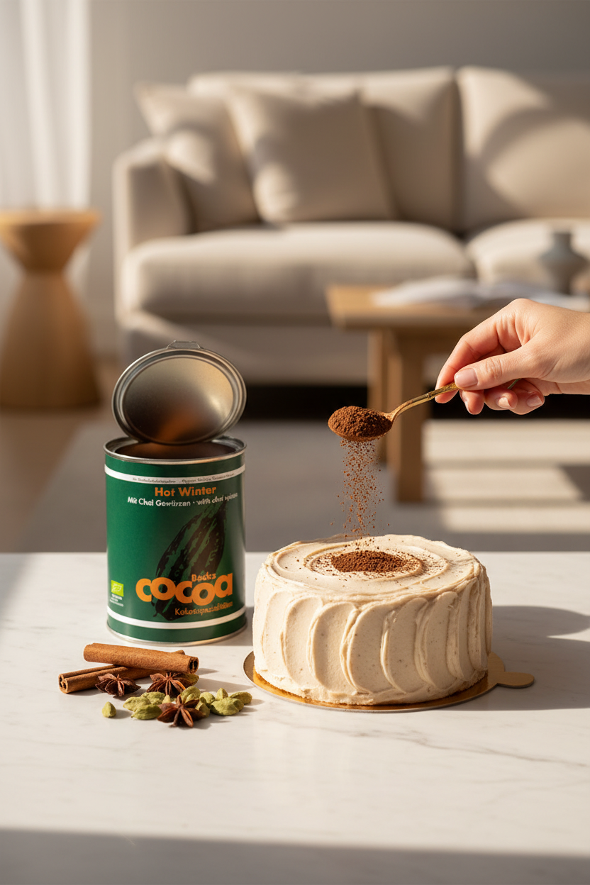 BIO Trinkschokoladenpulver mit Gewürzen Hot Winter von Becks COCOA 250g Dose