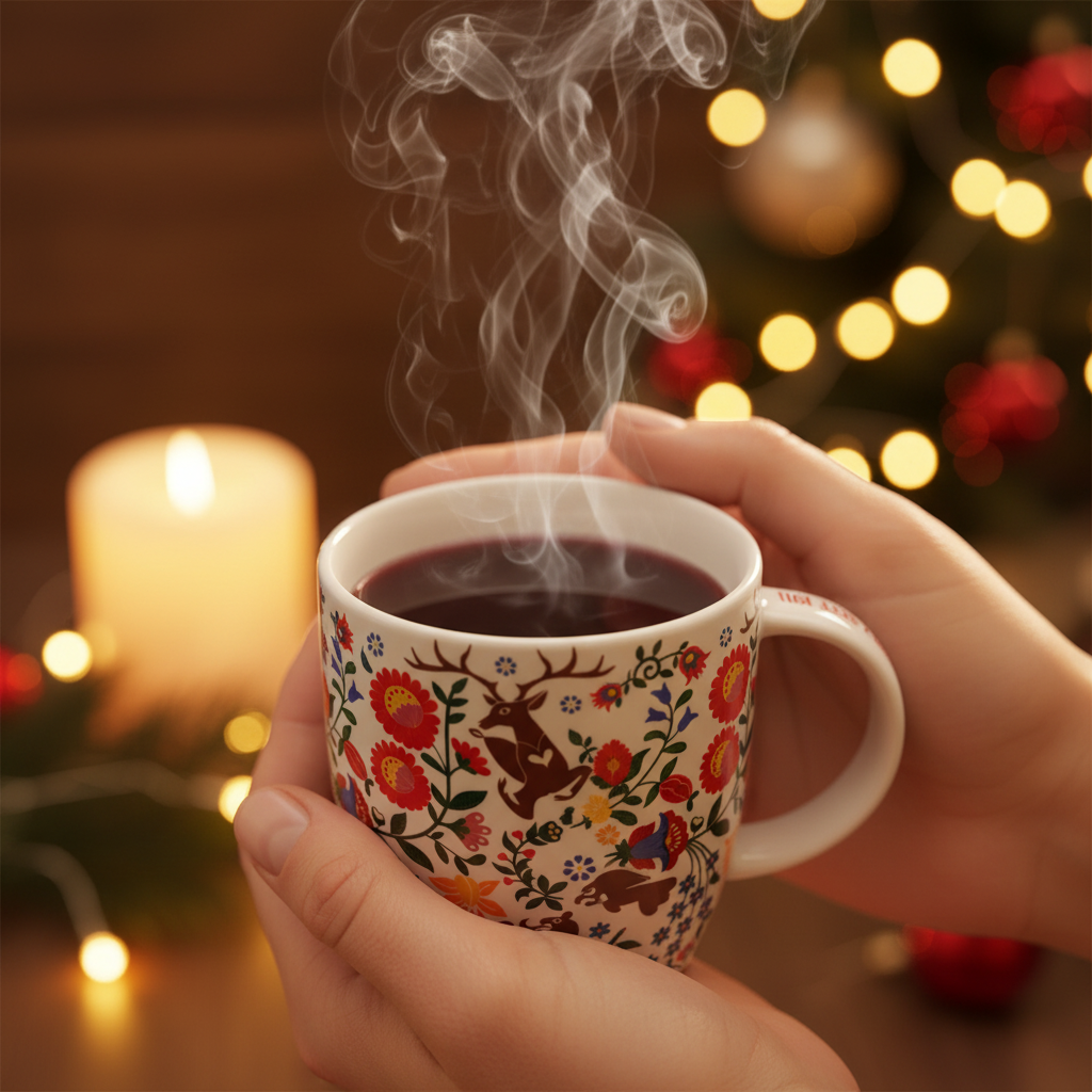 Kaffee Tasse Stickmuster