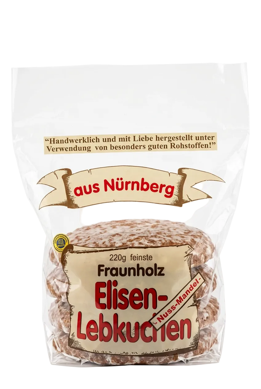 Original Elisen-Lebkuchen "Zuckerglasiert" 3er Beutel