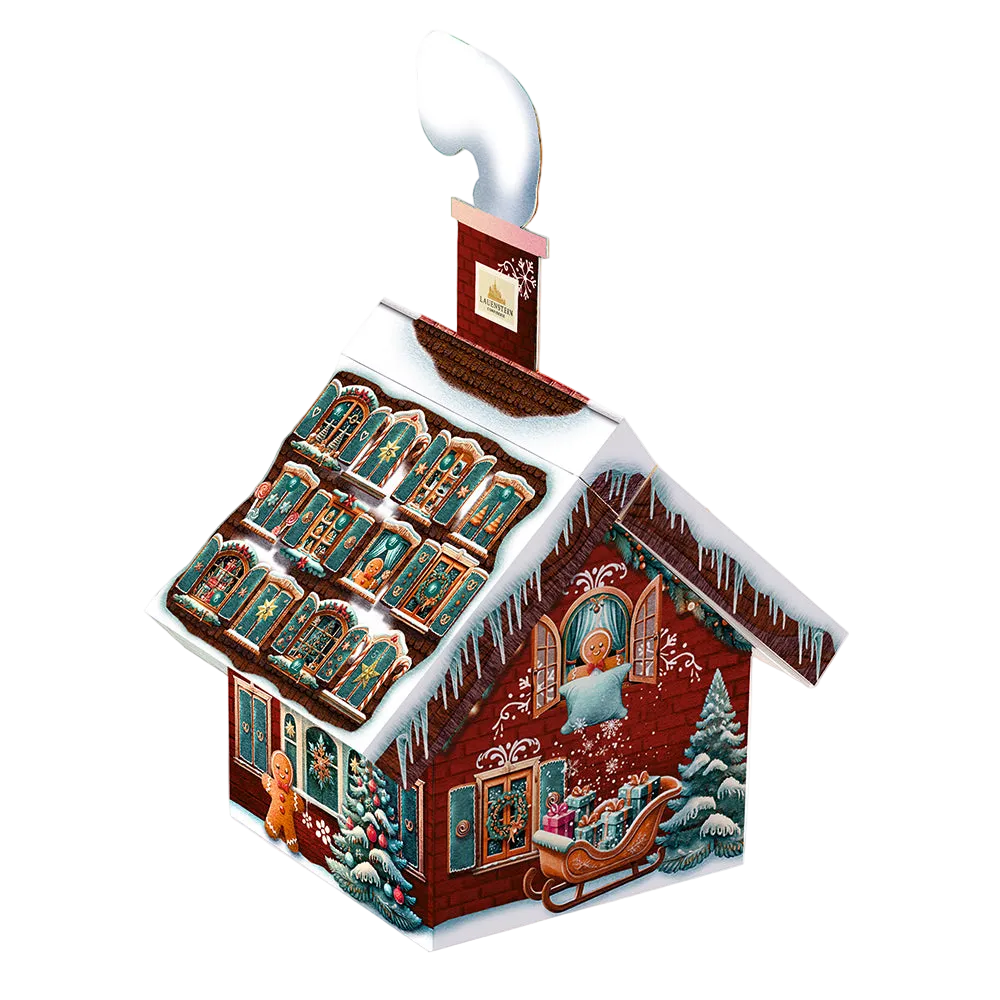 Adventskalender Lebkuchenhäuschen