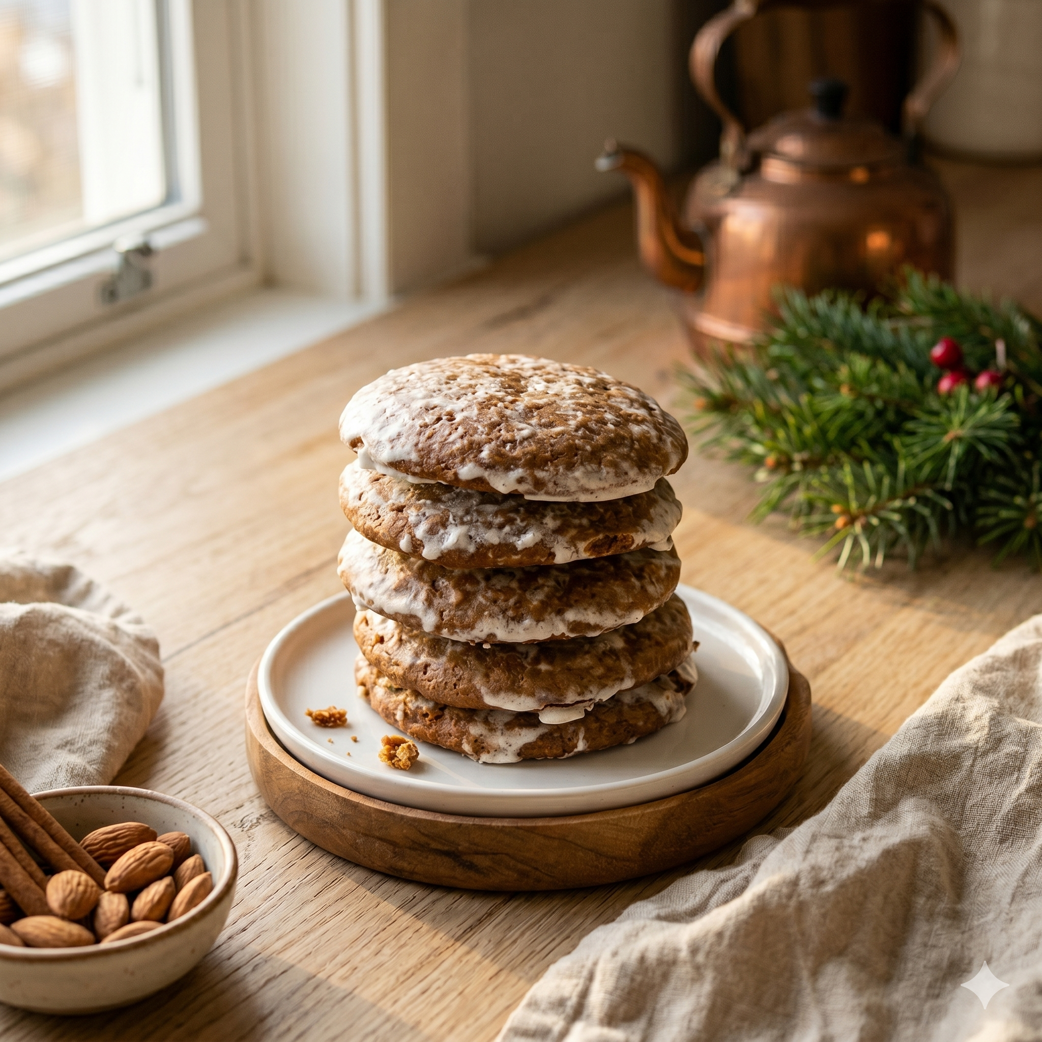 Elisen-Lebkuchen "Bio" Zuckerglasiert