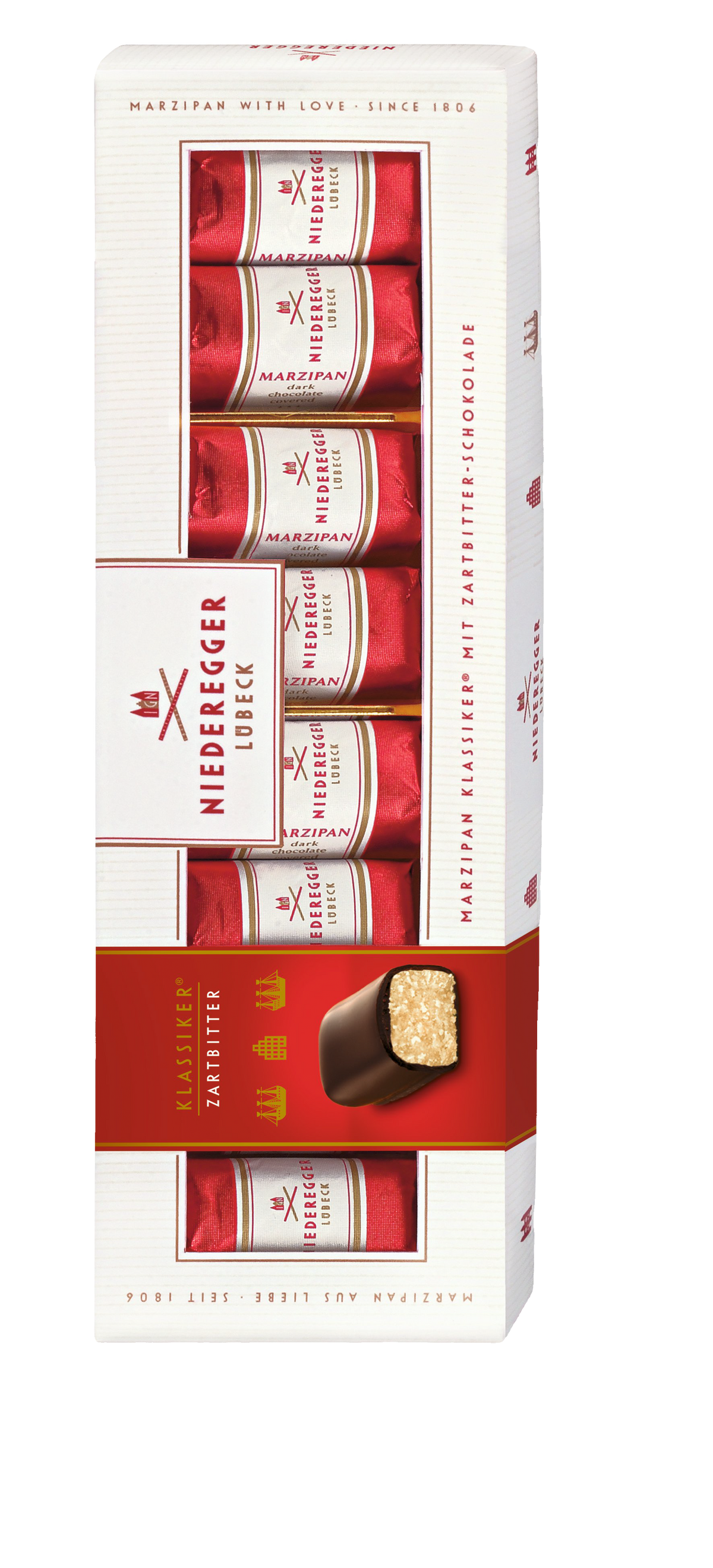 Niederegger Marzipanpralinen mit Zartbitterschokolade
