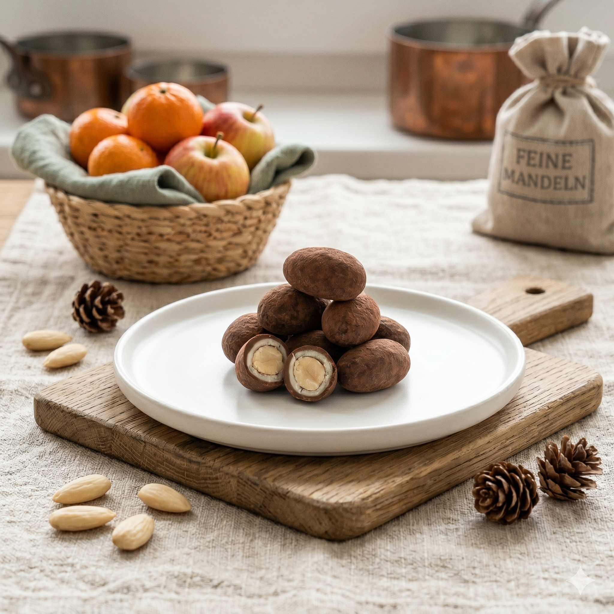 Mandelkerne Tiramisu, schokoliert 200 g