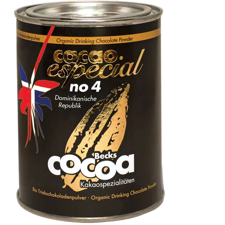 BIO Trinkschokoladenpulver Especial NO 4 Becks COCOA 250g Dose