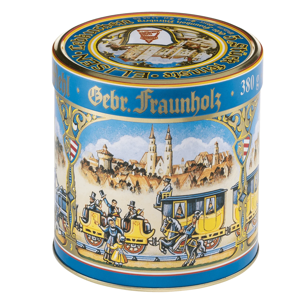Ludwigs-Dose mit 5 Nürnberger Elisen-Lebkuchen | Fraunholz Lebkuchen