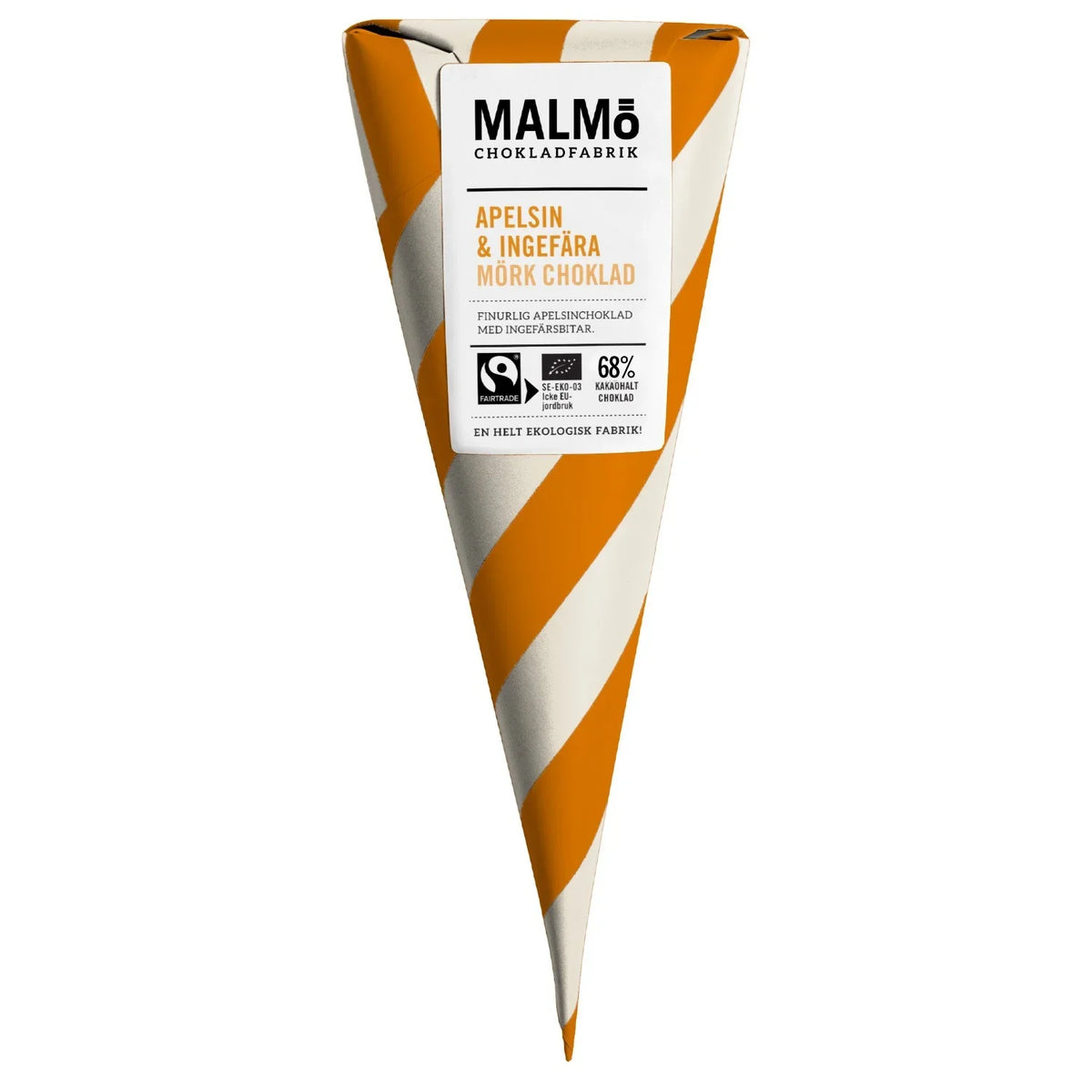 Malmö Chokladfabrik Cones - Orange und Ingwer
