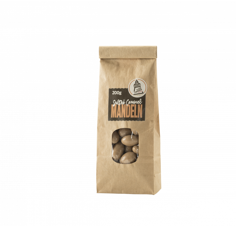 Mandelkerne Salziges Karamell schokoliert 200g
